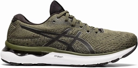 Asics Gel Cumulus 19 Running Shoes Men's Asics GEL-Nimbus 24, Olive Canvas/Gunmetal, 13 D Medium