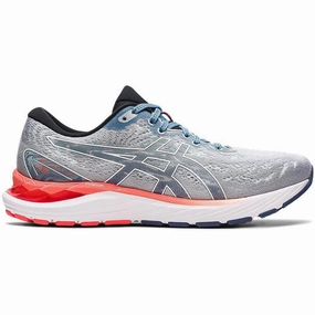 Asics Shoes Qatar Men's Asics Gel-Cumulus 23, Piedmont Grey/White, 10 D Medium