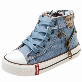 Laser Cleats Soccer Denim Step  Kids Sneakers