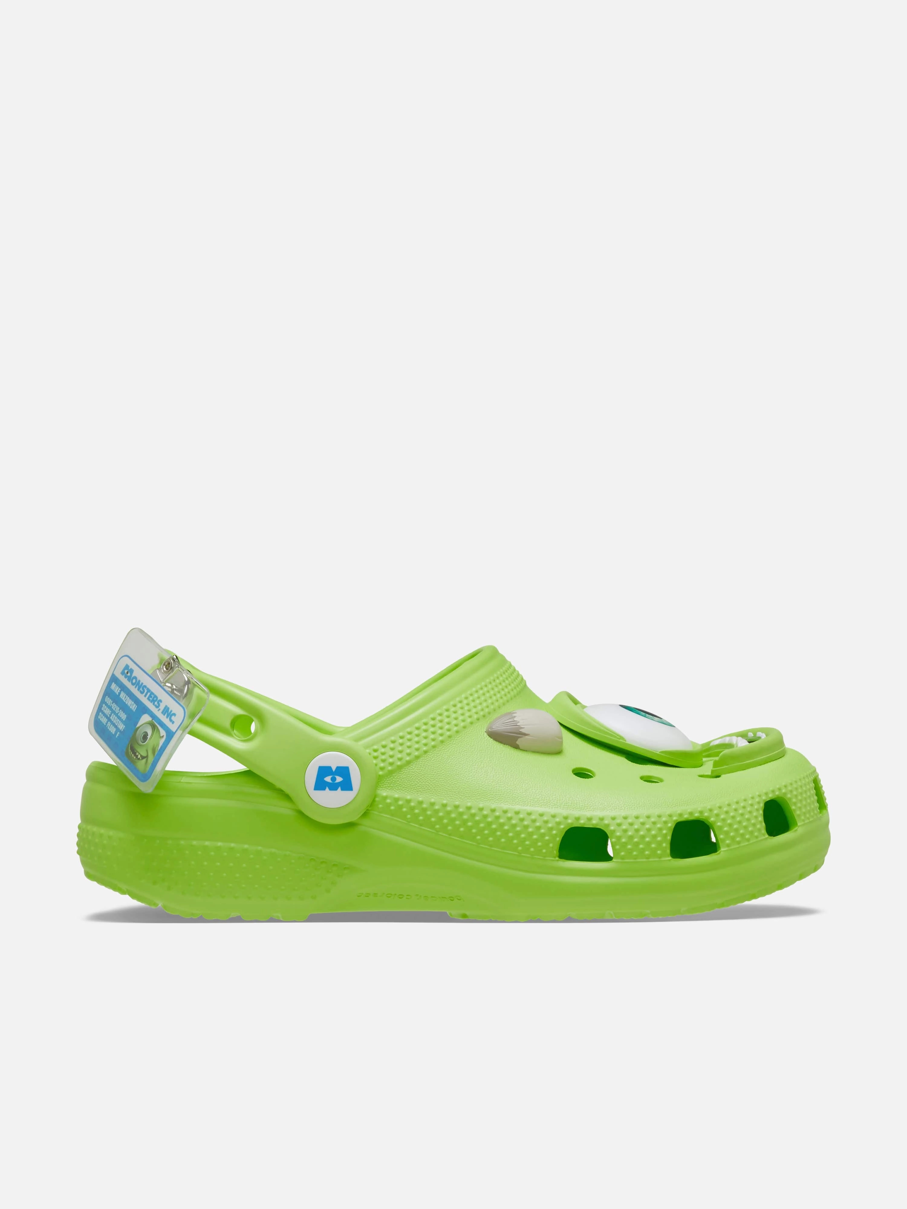 Removing Clogs Crocs Kids Monsters Inc Mike Classic Clog in Green