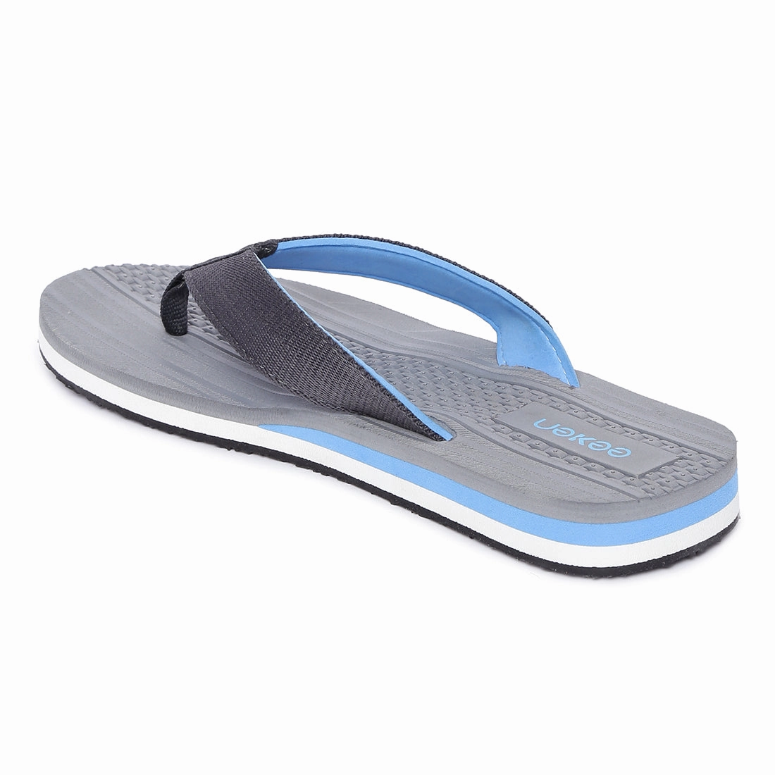 Eeken EFBGO2400S Grey Lightweight Washable Dailywear Durable Flip Flops For Men Light Feet Flip Flops