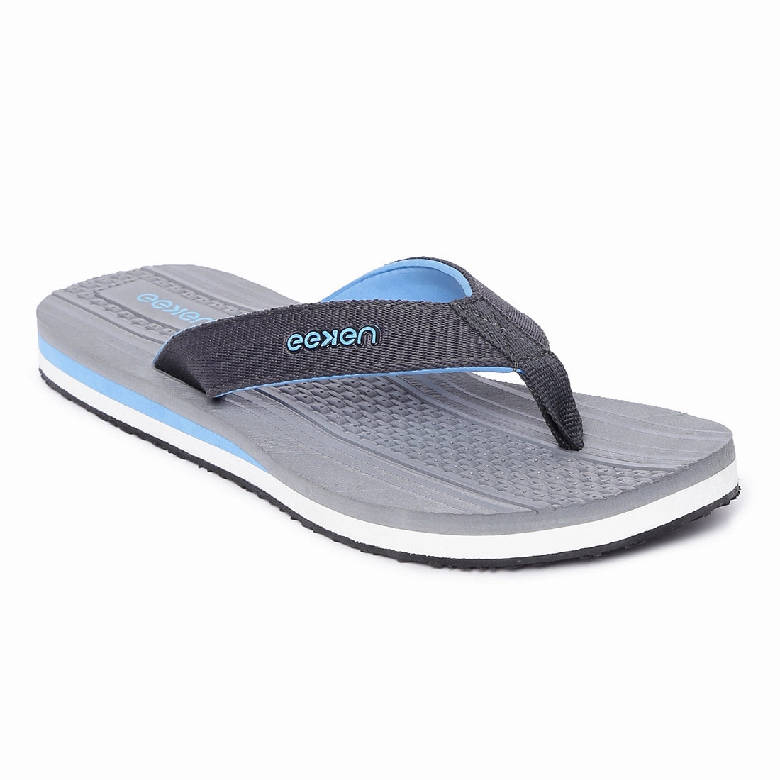 Flip Flops With High Arch Eeken EFBGO2400S Grey Lightweight Washable Dailywear Durable Flip Flops For Men