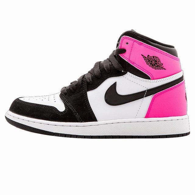 Nike Air Jordan Nike 1 Retro High OG GG Black and White Women's Basketball Shoes Sneakers 881426 009 Best Traction Basketball Shoes