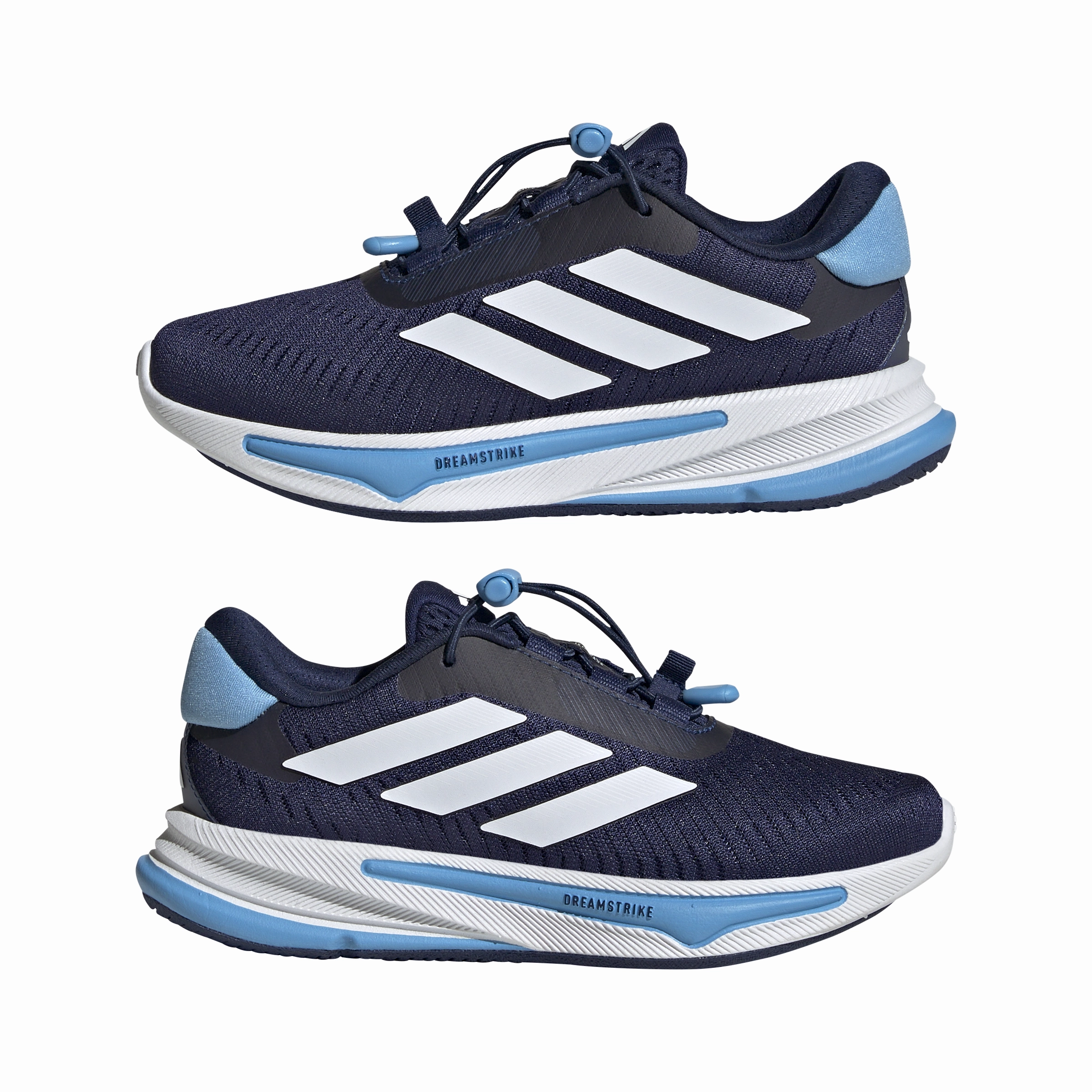 Adidas Supernova Step Shoes Kids - Blue/White Road Run Shoes