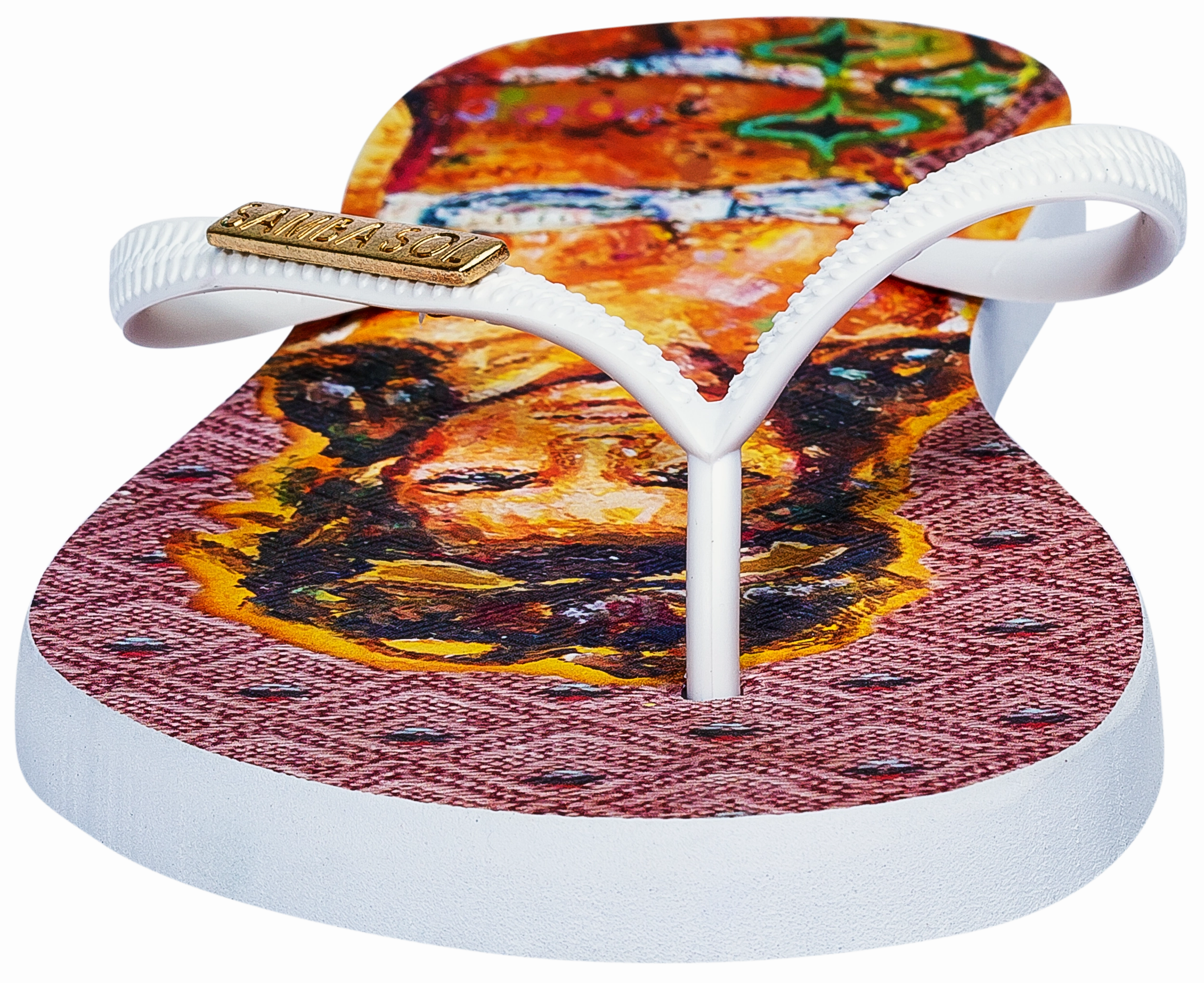 Types Of Flip Flops Samba Sol Women's YoungArts Collection Flip Flops - Caley Buck