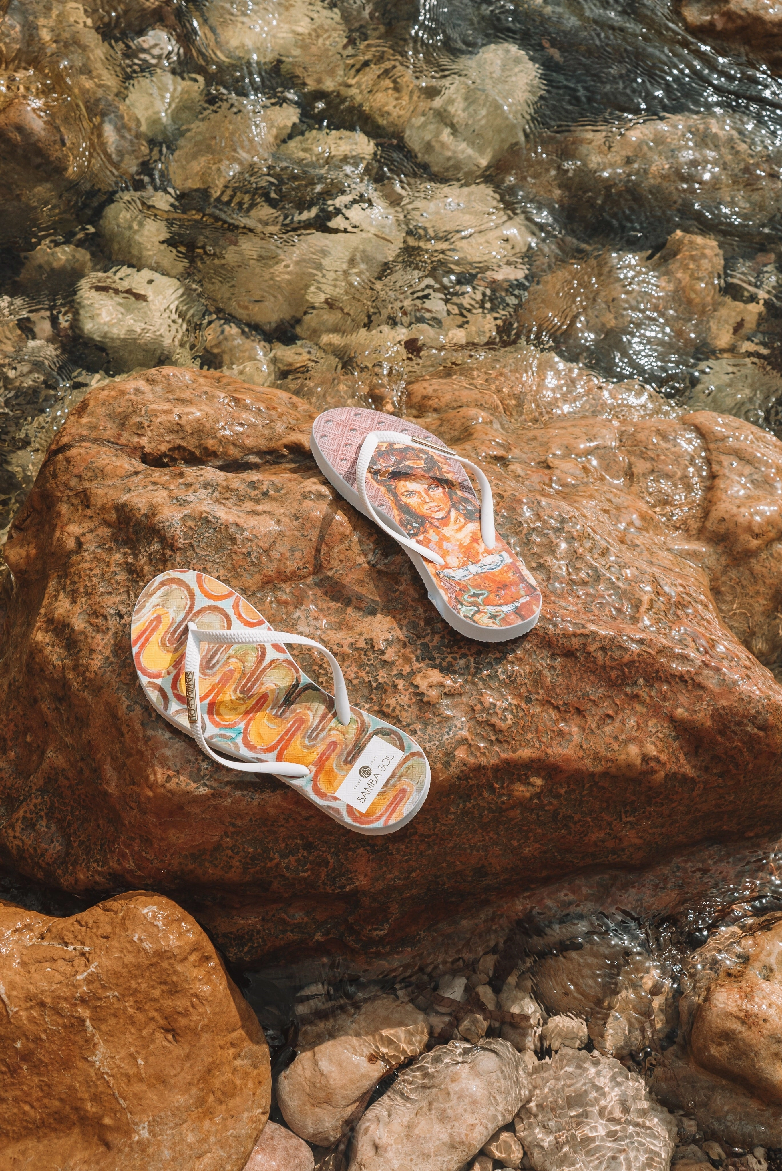 Samba Sol Women's YoungArts Collection Flip Flops - Caley Buck Horrible Toes In Flip Flops