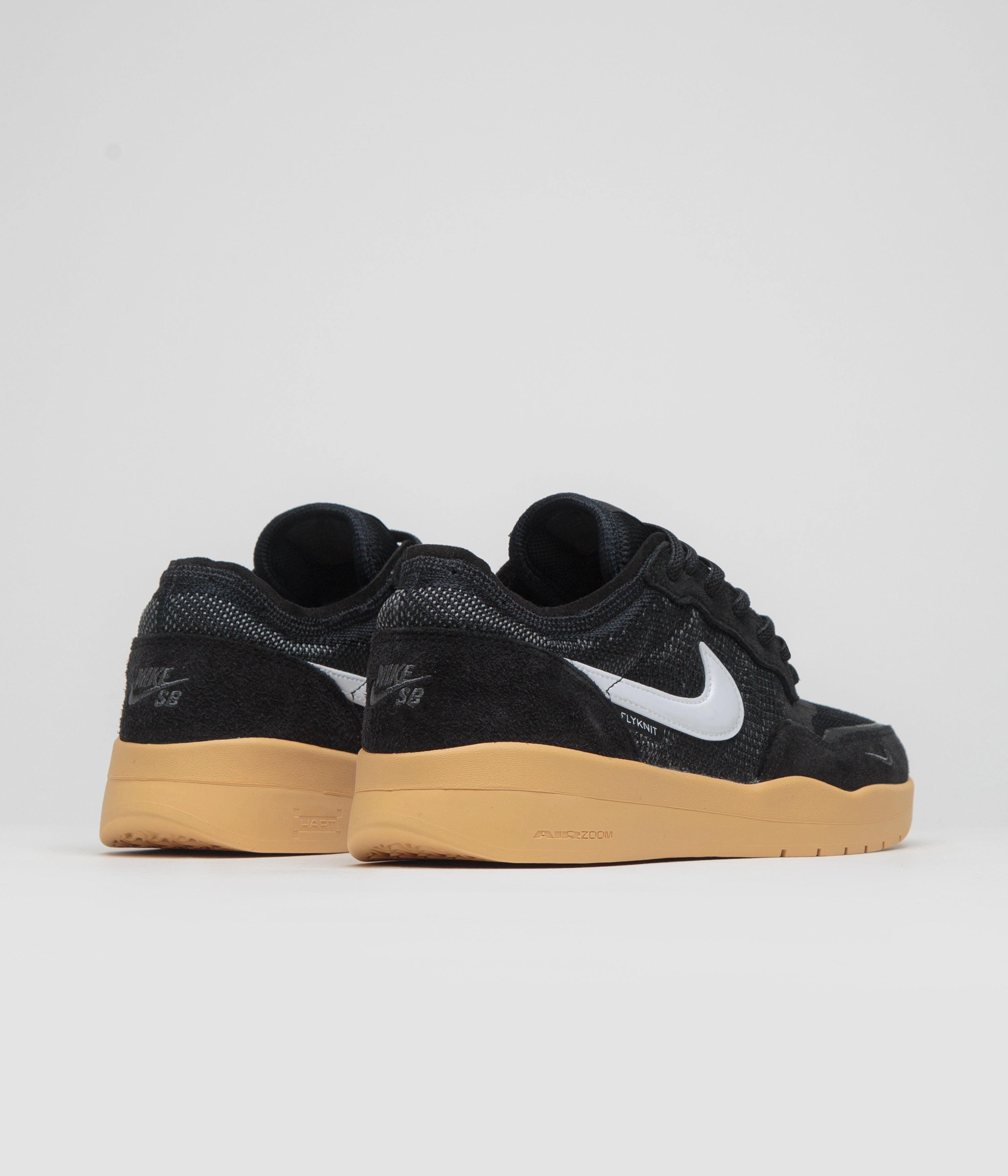 Nike SB PS8 Shoes - Black / White - Anthracite - Gum Yellow Nike Indoor Spin Shoes