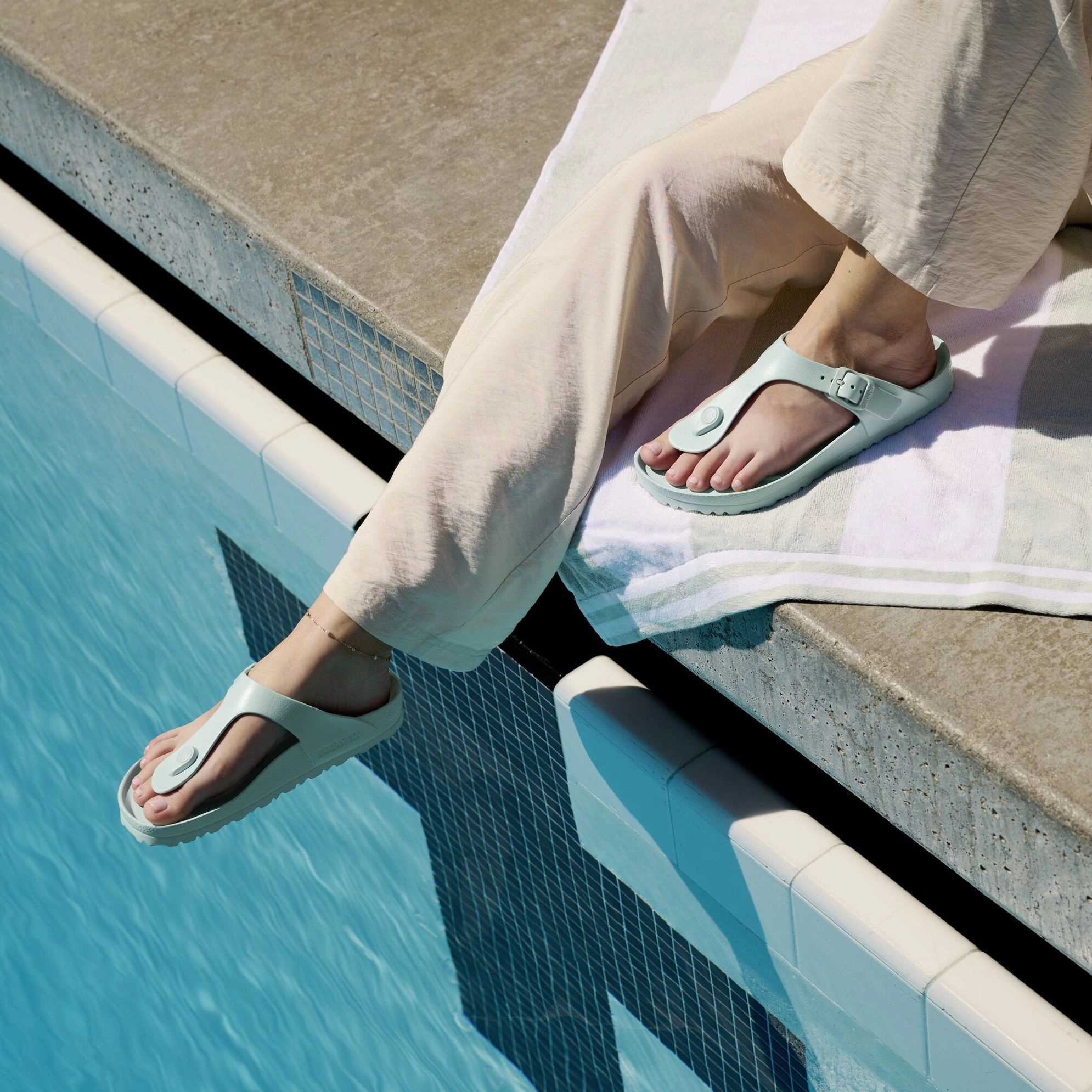 Homestead Birkenstock Birkenstock Gizeh EVA surf green