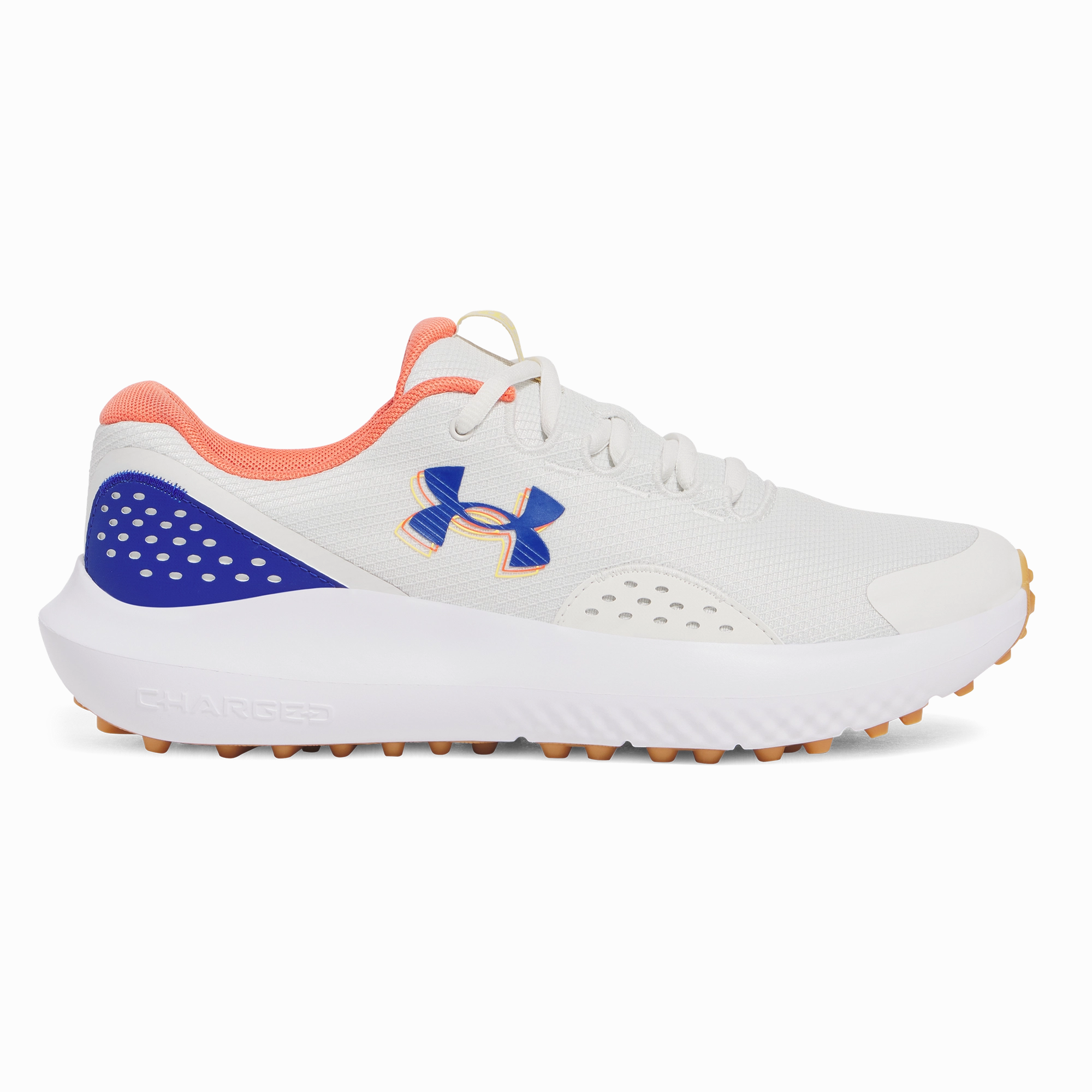 Mg4x2 Golf Under Armour Surge Spikeless Golf Shoes - White Clay/Royale