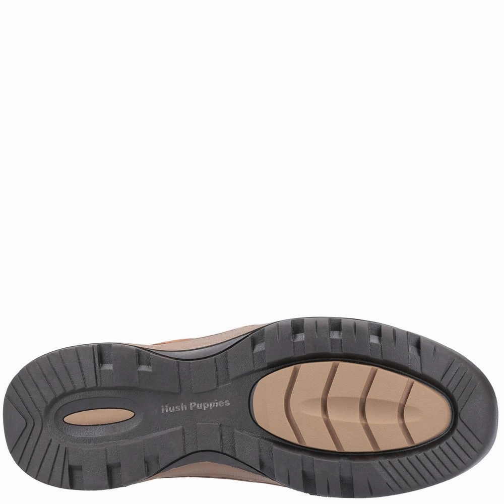 Tan Tucker Lace-Up Shoes Ankle Boots Vs Knee High