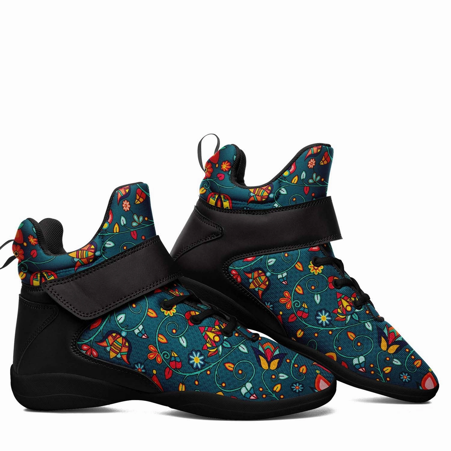 Team Usa Basketball Shoes Thorny Path Teal Ipottaa Basketball / Sport High Top Shoes - Black Sole