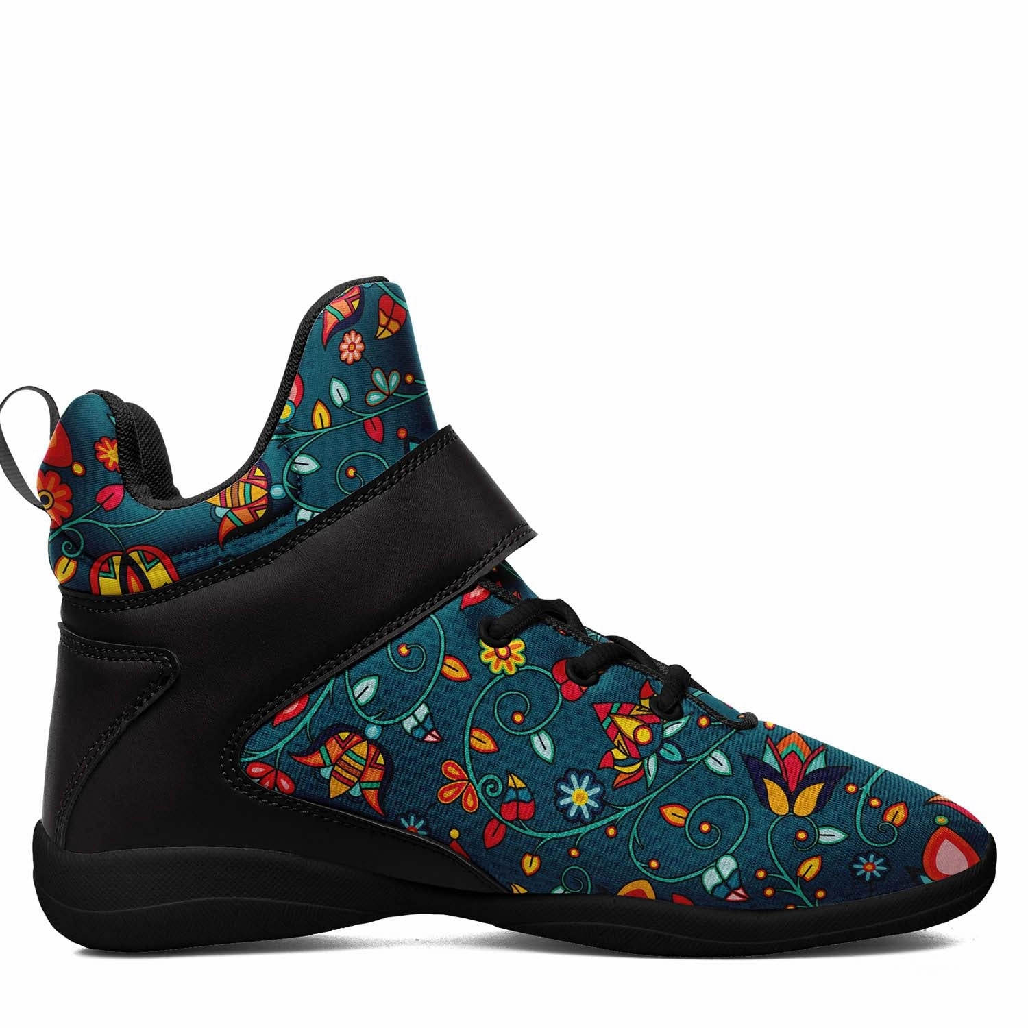 Thorny Path Teal Ipottaa Basketball / Sport High Top Shoes - Black Sole Super Dunk Basketball Shoes