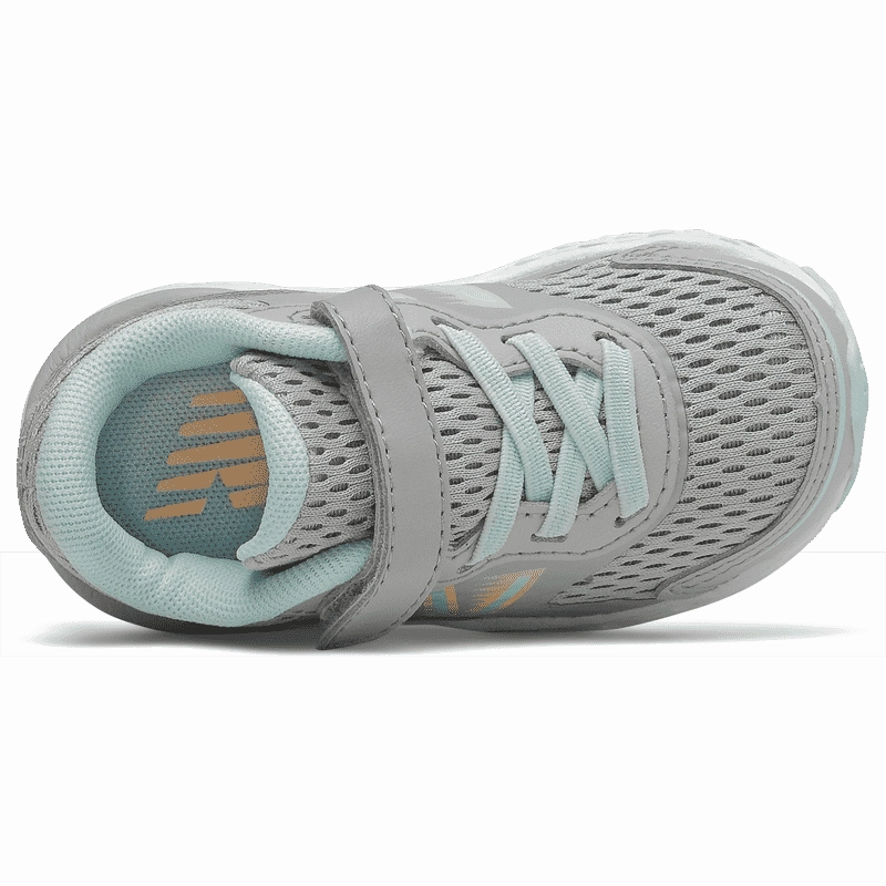 New Balance Toddler Girls 680v6 Velcro Rain Cloud Dutch Rain Boots