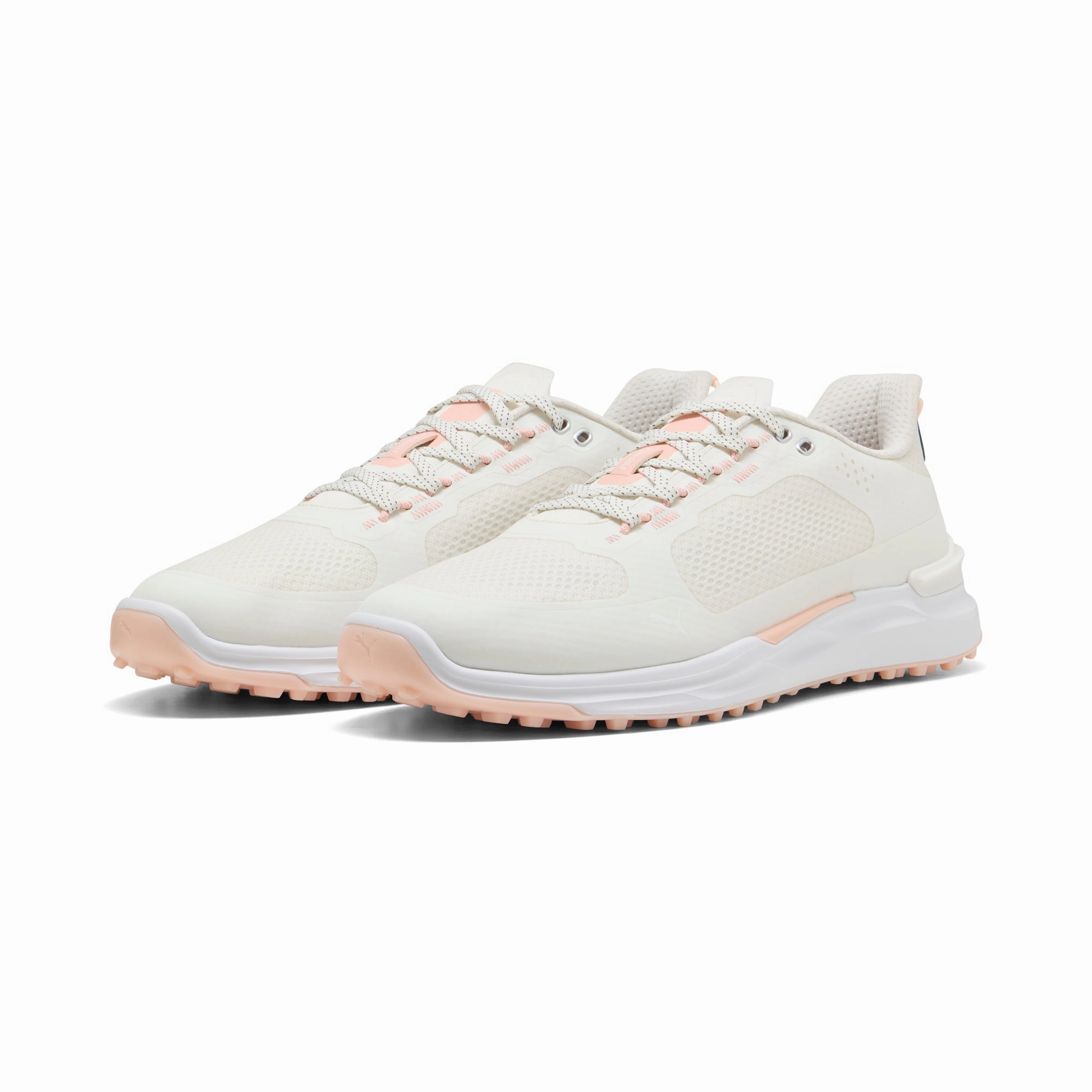 Golf White Shoes ELEVATE X Peaches Spikeless Golf Shoes