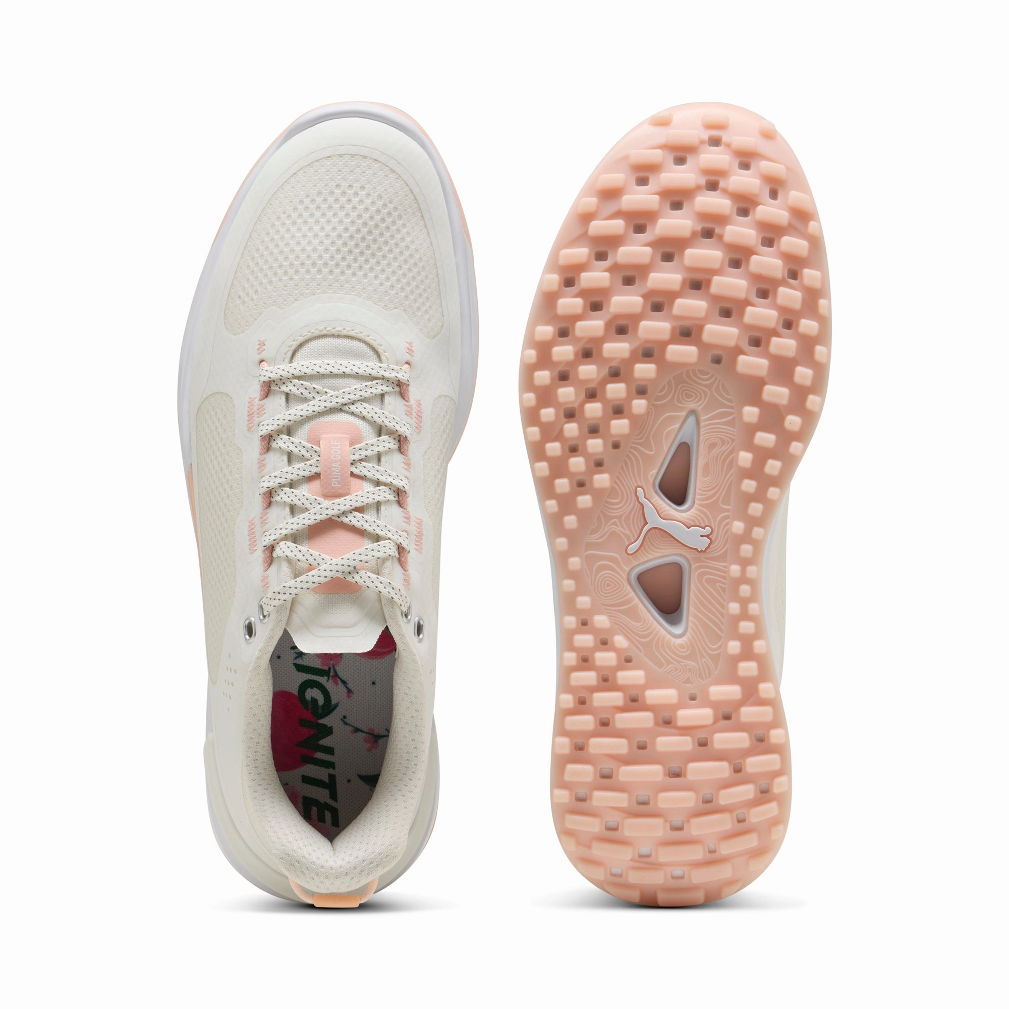 Adicross Golf Shoes ELEVATE X Peaches Spikeless Golf Shoes