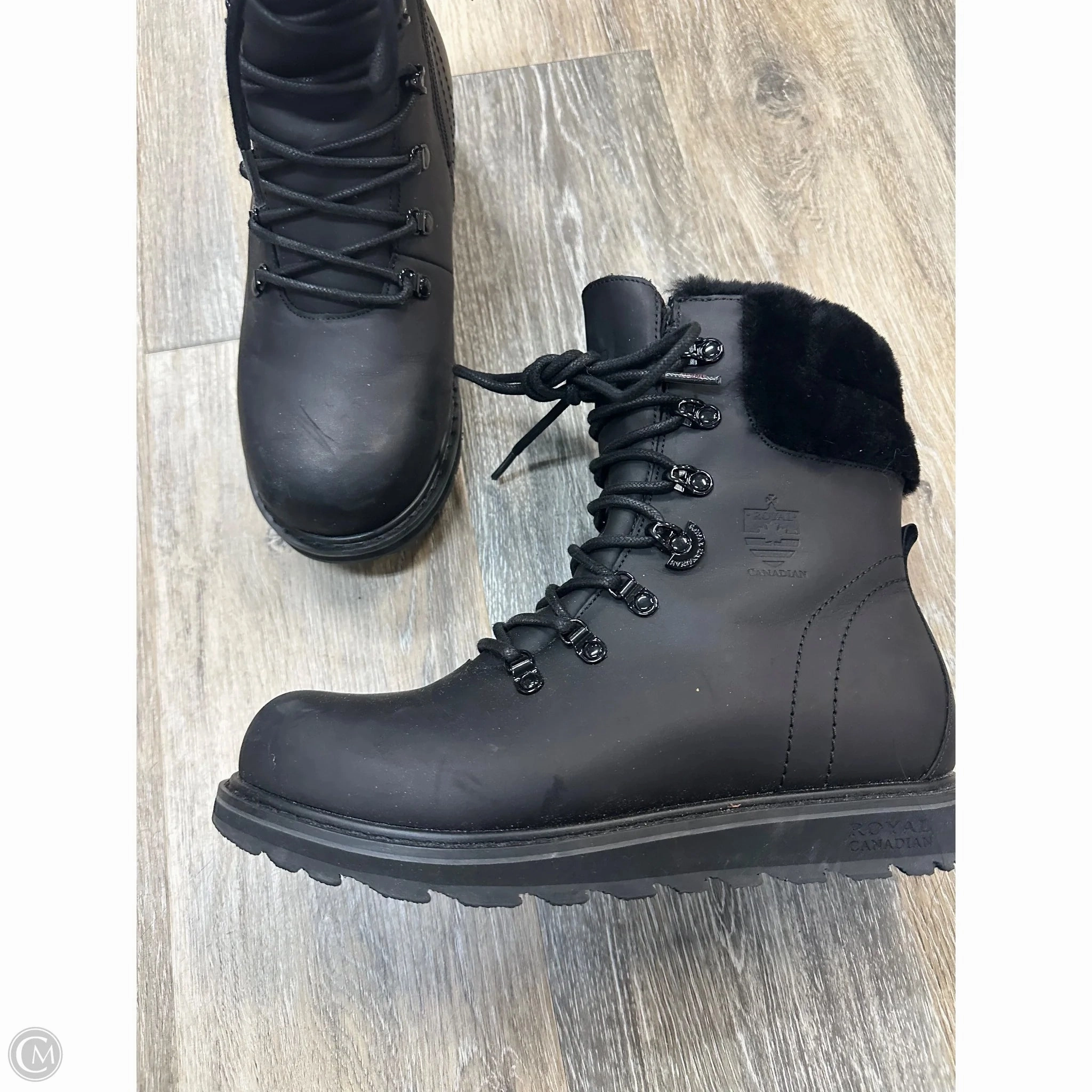 Colorful Snow Boots Boots Snow By Canadian Royal In Black, Size: 9
