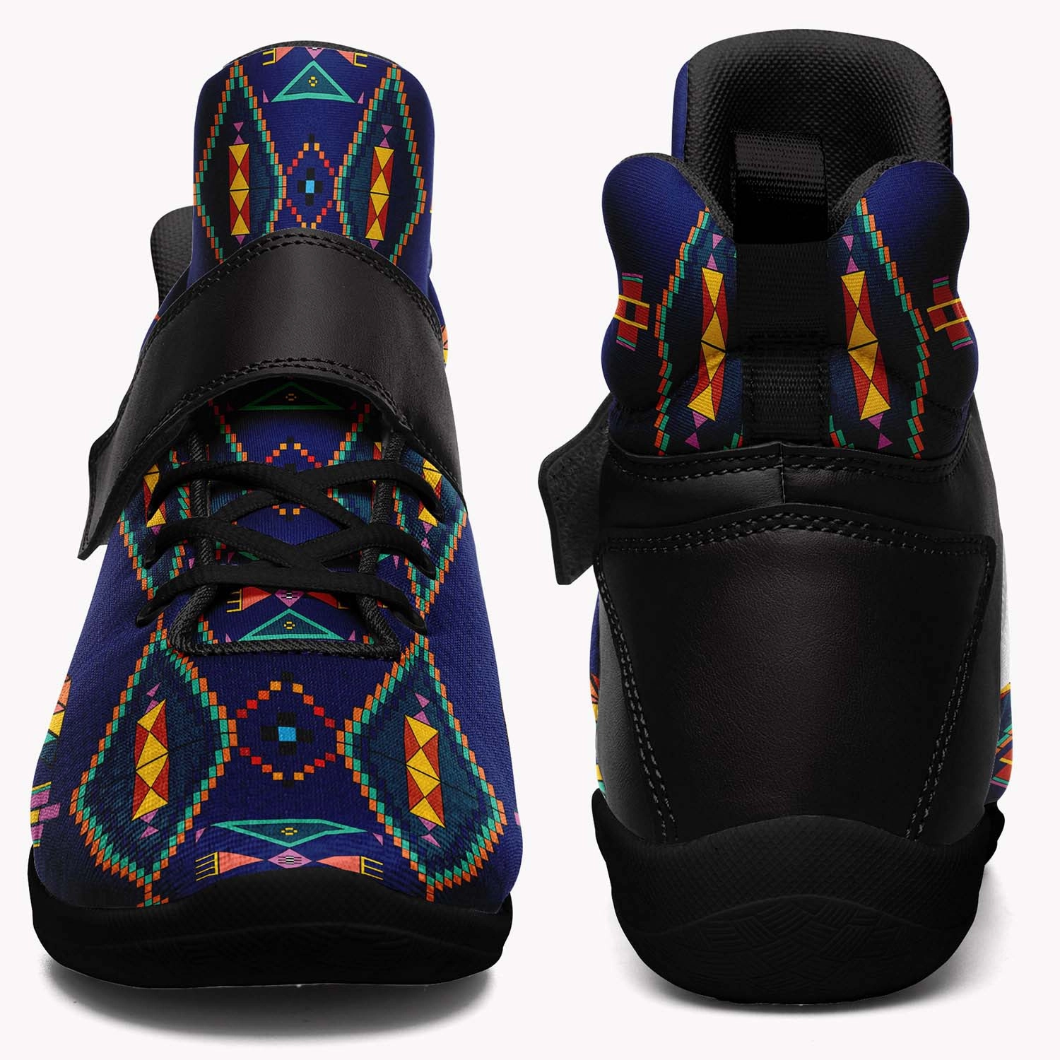 Travois Tipi Blue Ipottaa Basketball / Sport High Top Shoes - Black Sole Basketball Shoes Ever