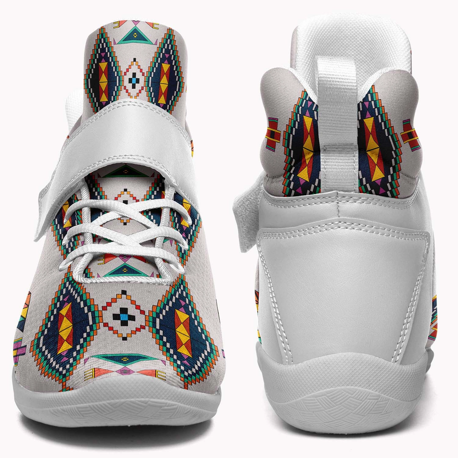 Travois Tipi Grey Ipottaa Basketball / Sport High Top Shoes - White Sole All Basketball Shoes