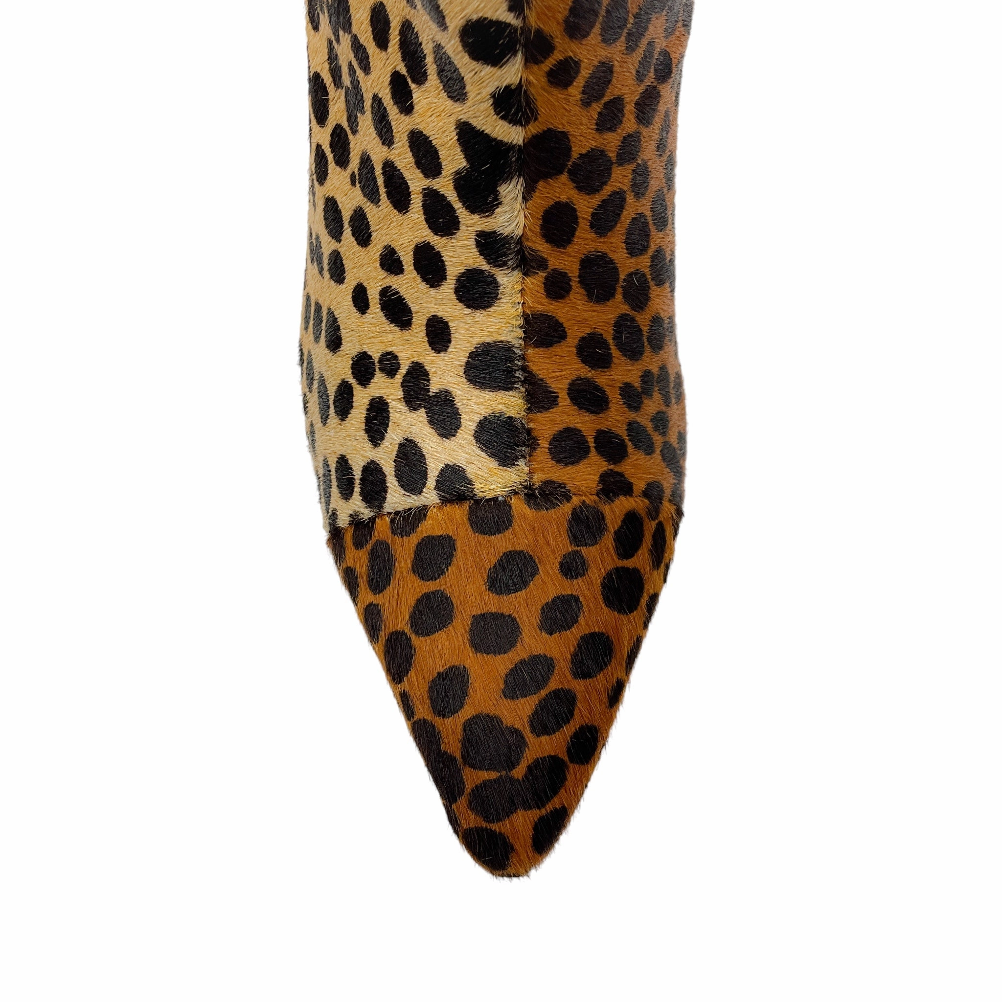 Thin Calf Knee High Boots Ulla Johnson Umber Leopard Cheetah Jerri Knee High Calf Pony Hair Boots