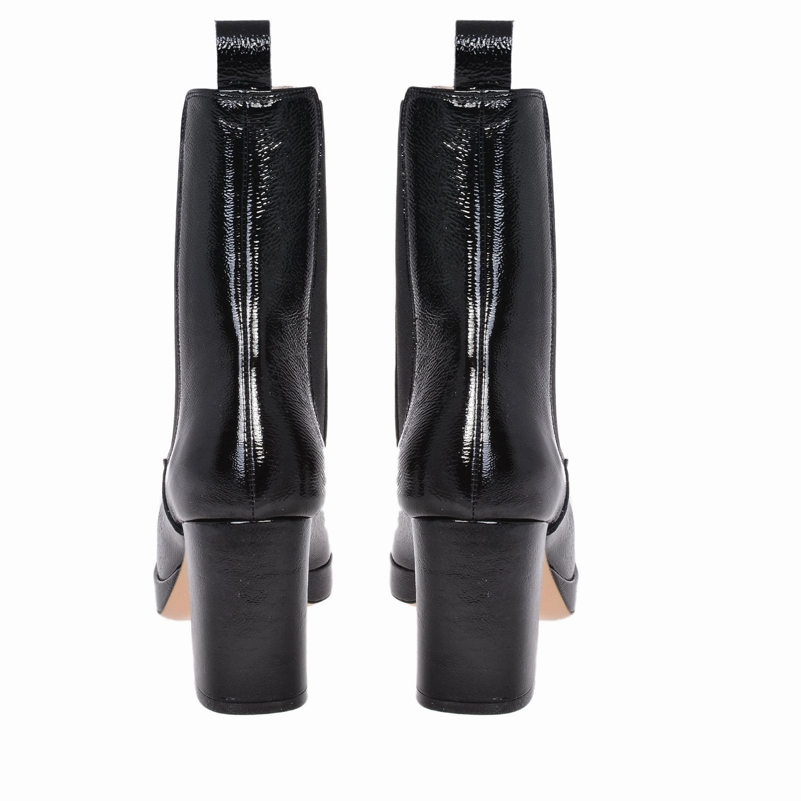 Nebo Black Naplak Boots Skin Chelsea Boots