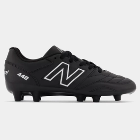 Soccer Master Cleats New Balance JR 442 V2 Academy FG Wide - Black-White