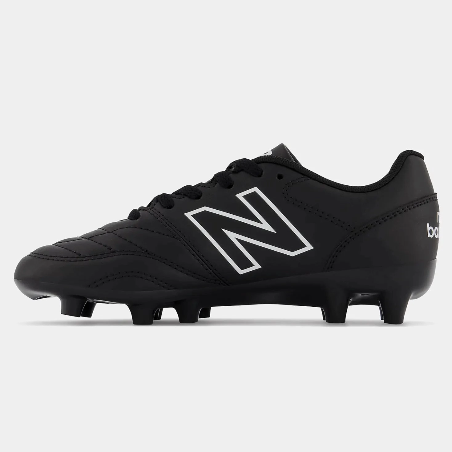 New Balance JR 442 V2 Academy FG Wide - Black-White Soccer Cleats Indoor