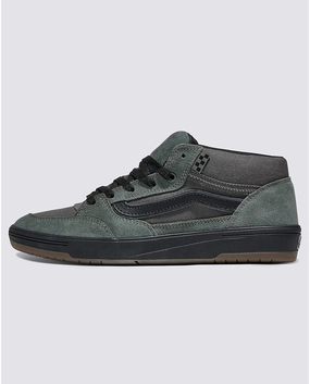 Gallaz Skate Shoes Vans Zahba Mid Charcoal/ Black Shoes