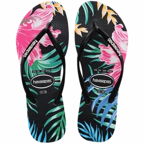 Flip Flops Uncomfortable 4147875 - SLIM FLORAL PALM SANDAL