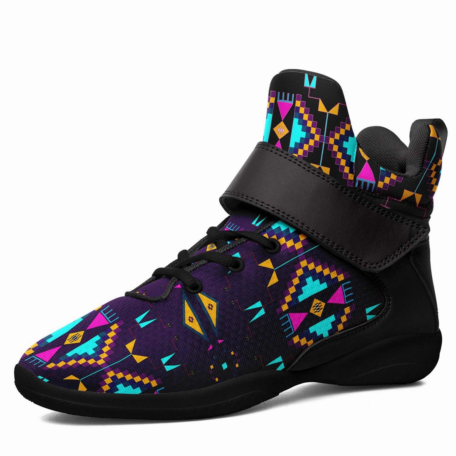 Greatest Basketball Shoes Ever Rite of Passage Dark Purple Ipottaa Basketball / Sport High Top Shoes - Black Sole