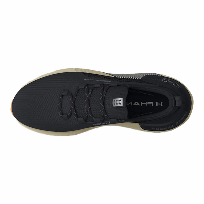 UNDER ARMOUR Phantom Men's Spikeless Shoes (Black/Silt/Black) Popular Golf Shoes Brand