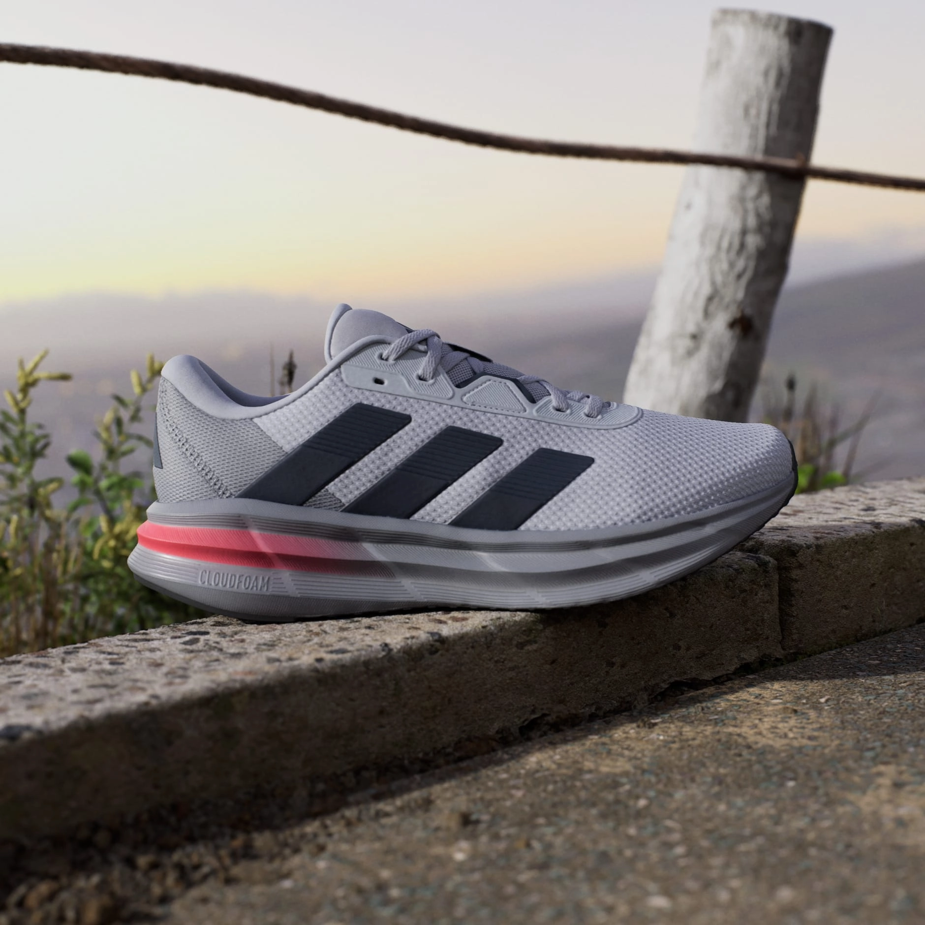 Best Trail Running Shoes 2025 Review Adidas Men's Galaxy 7 Grey/Red Running Shoes