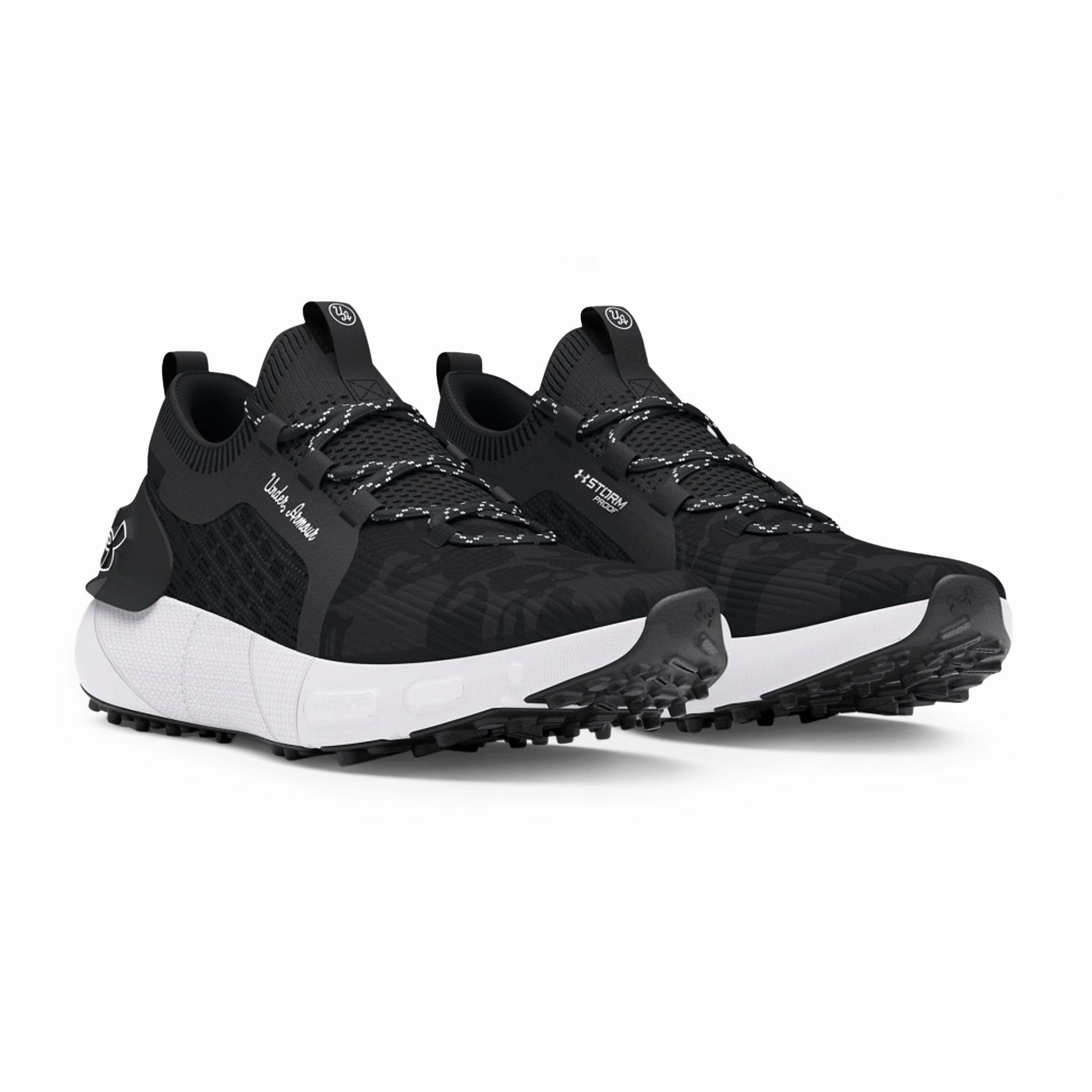 Fancy Golf Under Armour Phantom Golf Goin' Under Golf Shoes - Black/White