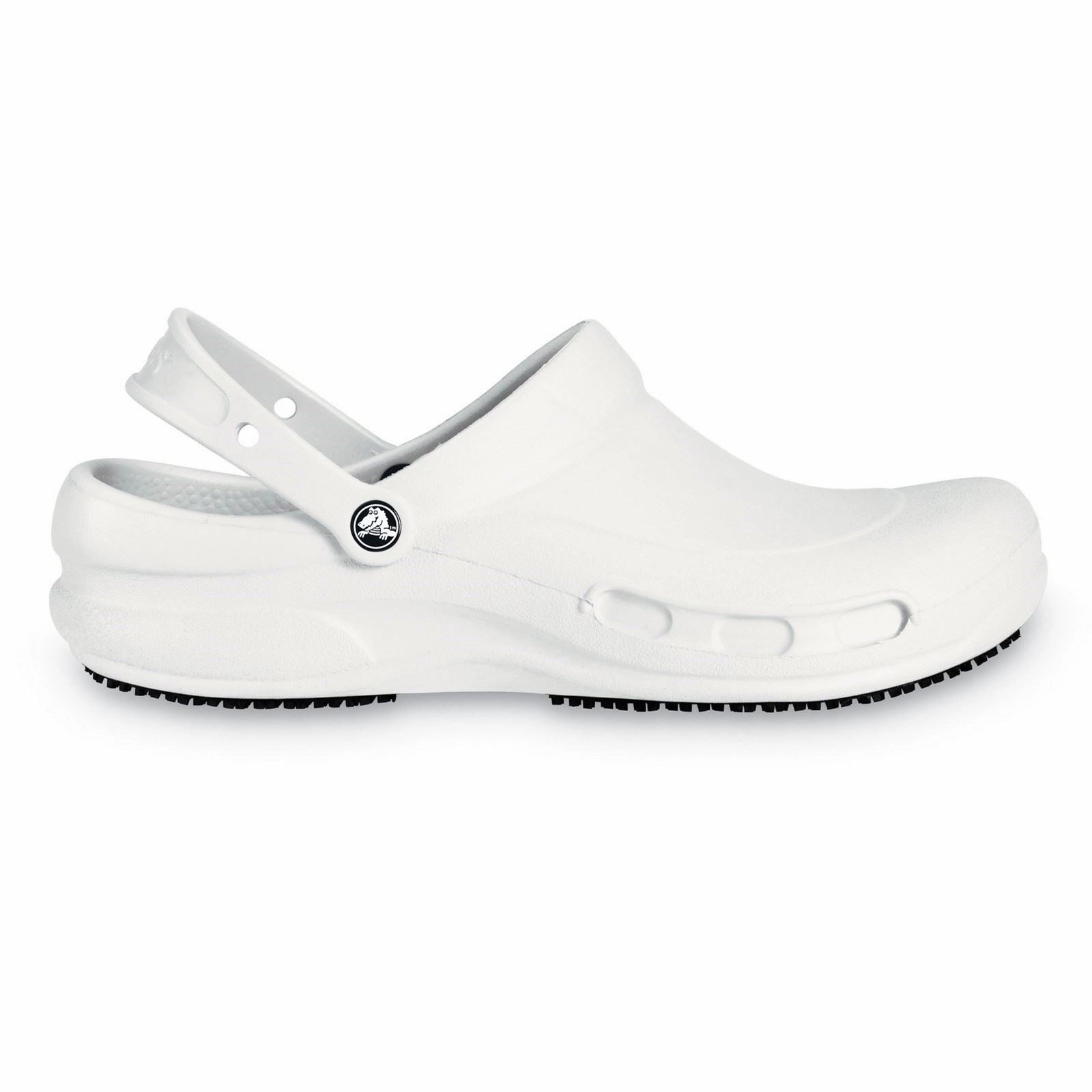 White Clogs Unisex Crocs 10075 Bistro Work Clog Sandals