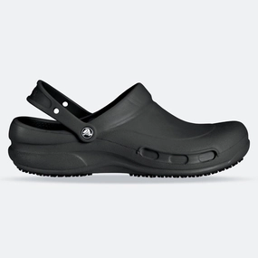 Unisex Crocs 10075 Bistro Work Clog Sandals Leather Open Toe Clogs