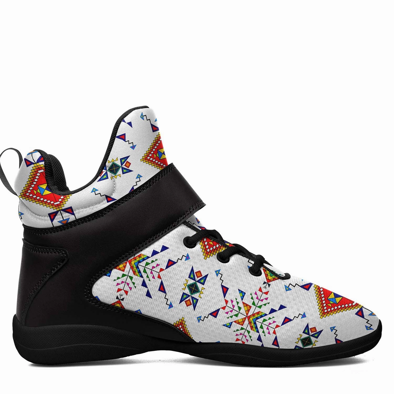 Buffalo Jump White Ipottaa Basketball / Sport High Top Shoes - Black Sole Best Basketball Shoes Under 130