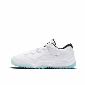 (PS) Air Jordan 11 Retro Low 'Legend Blue' 505835-117 All White Low Top Basketball Shoes