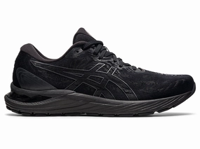 Men's Asics Gel-Cumulus 23, Black/Graphite Grey, 8.5 D Medium Asics Gel Foundation 13 Running Shoes