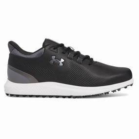 Under Armour Drive Medal Spikeless  Golf Shoe Golf Shoes - Black Golf Shoe Spikes Minimalist Golf