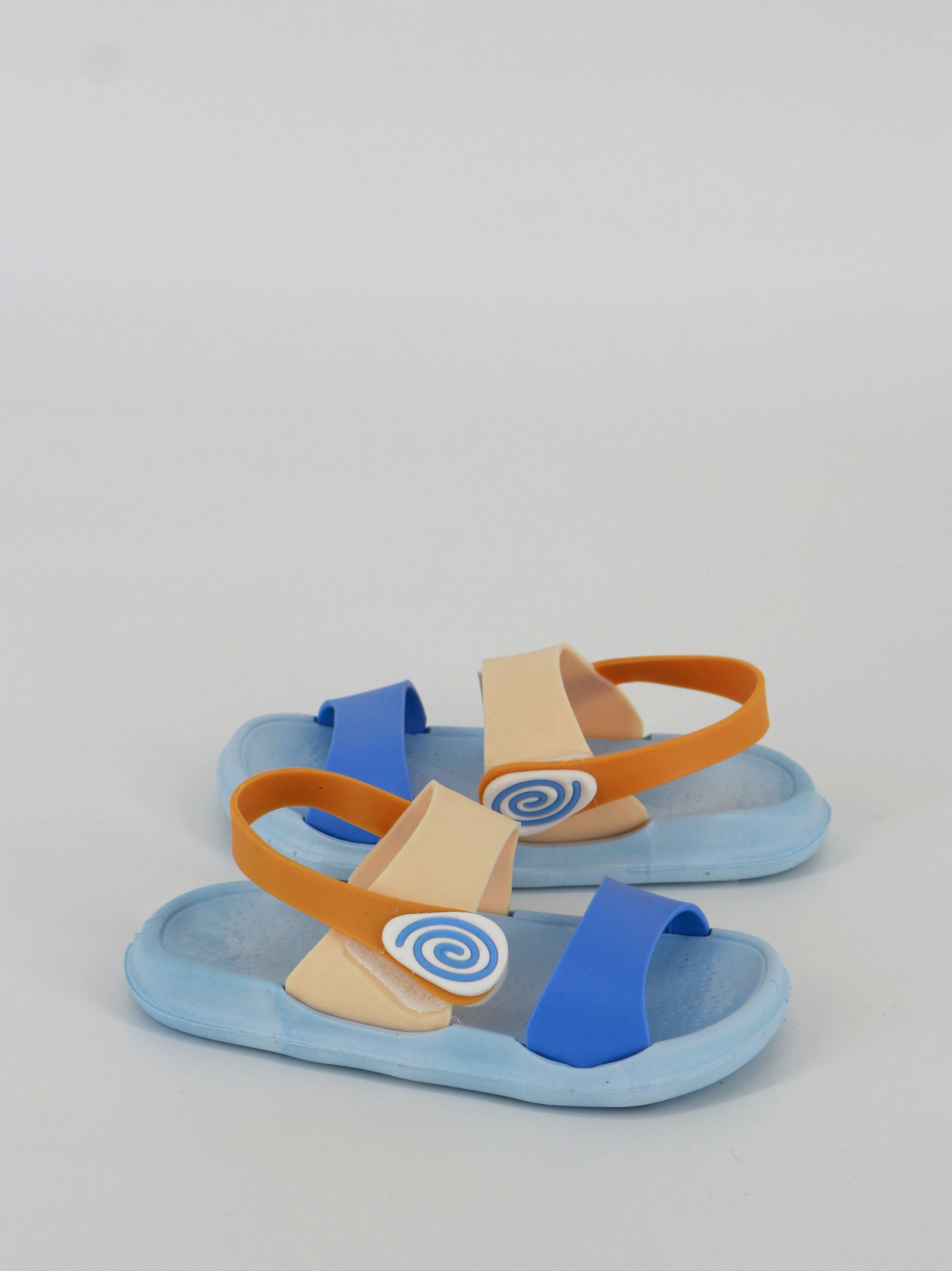 Kids Boy Velcro Slide Sandals,Multi Open Toe Espadrilles Flats