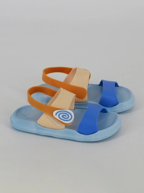 Carolina Espadrille Kids Boy Velcro Slide Sandals,Multi