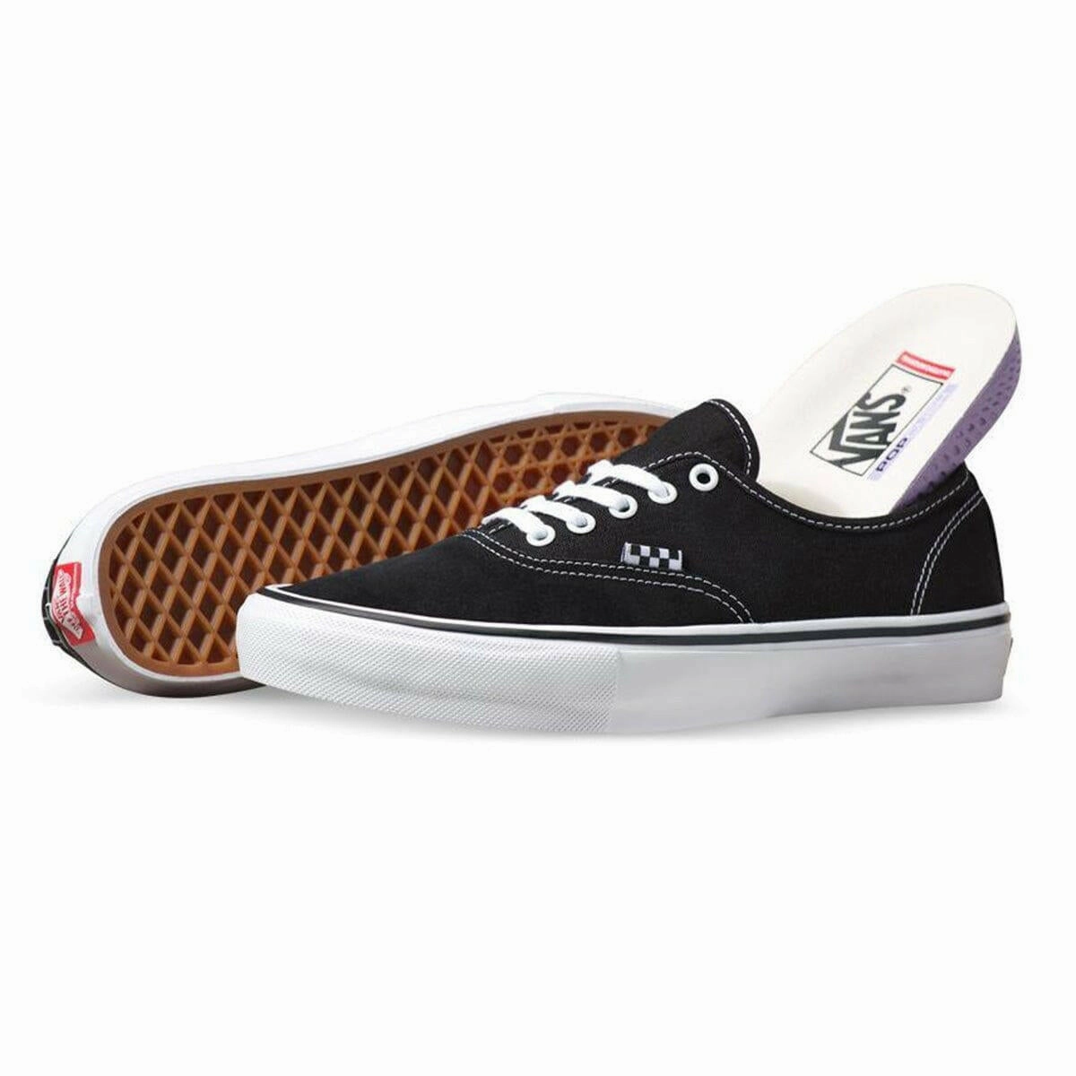 Size 11.5 Skate Vans - Skate Authentic Shoes Black/White