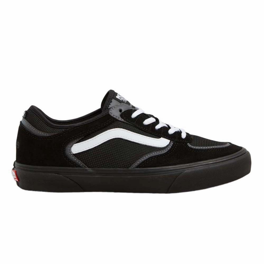 Skate Shoe Review Vans Rowley - Black White Black