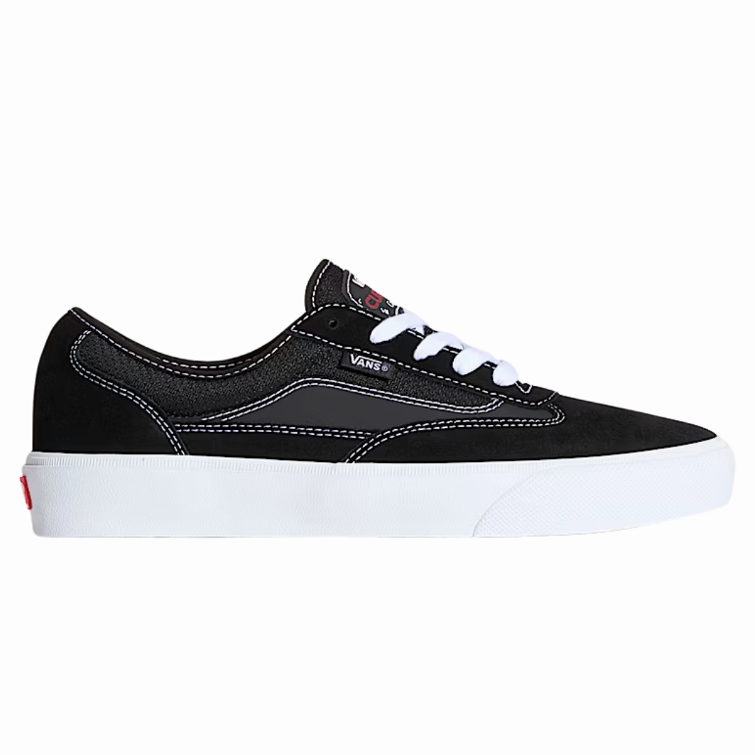Vans Skate Curren Caples Pro Model Shoes Black / White Flat Skate Shoes