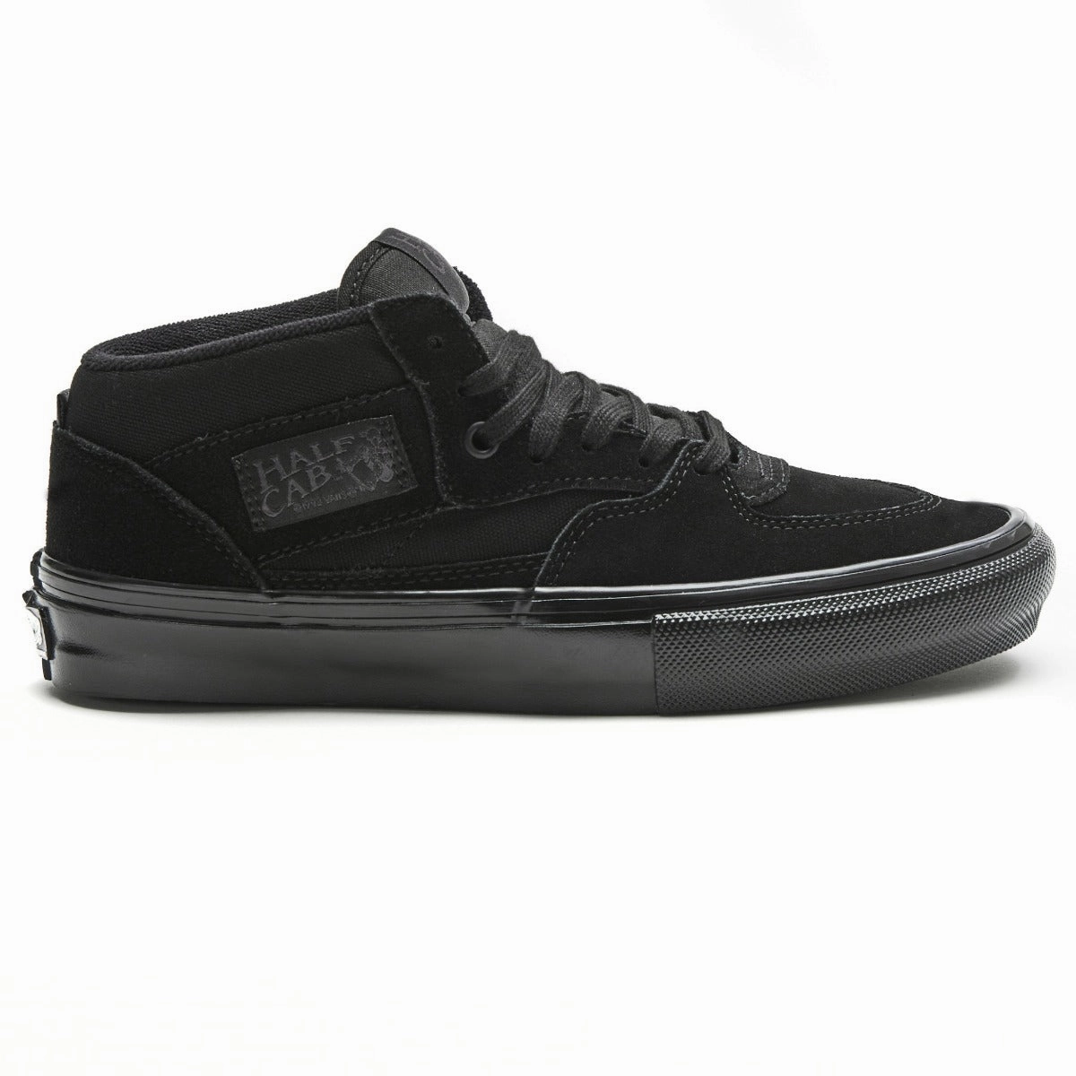 Tying Skate Vans Skate Half Cab - (Black/Black)