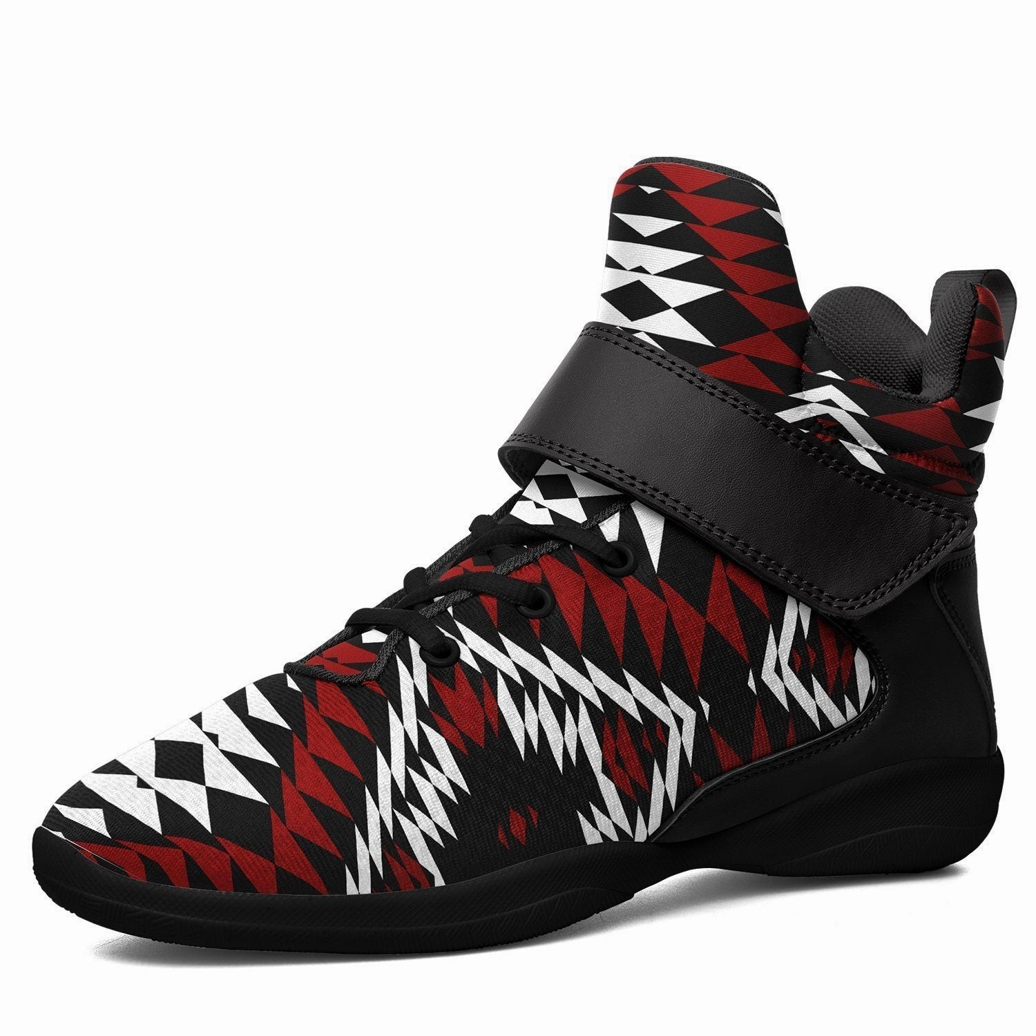 Taos Wool Ipottaa Basketball / Sport High Top Shoes - Black Sole Watermelon Basketball Shoes