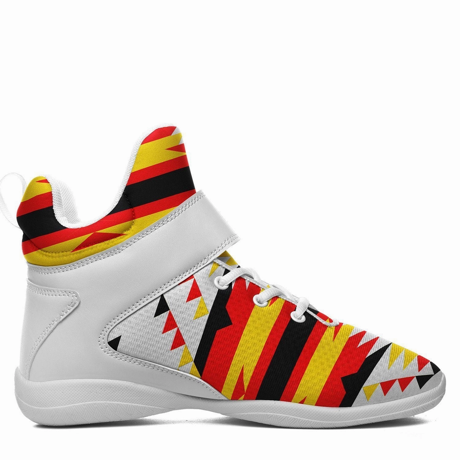 Basketball Shoes Or Running Shoes Visions of Peace Directions Ipottaa Basketball / Sport High Top Shoes - White Sole