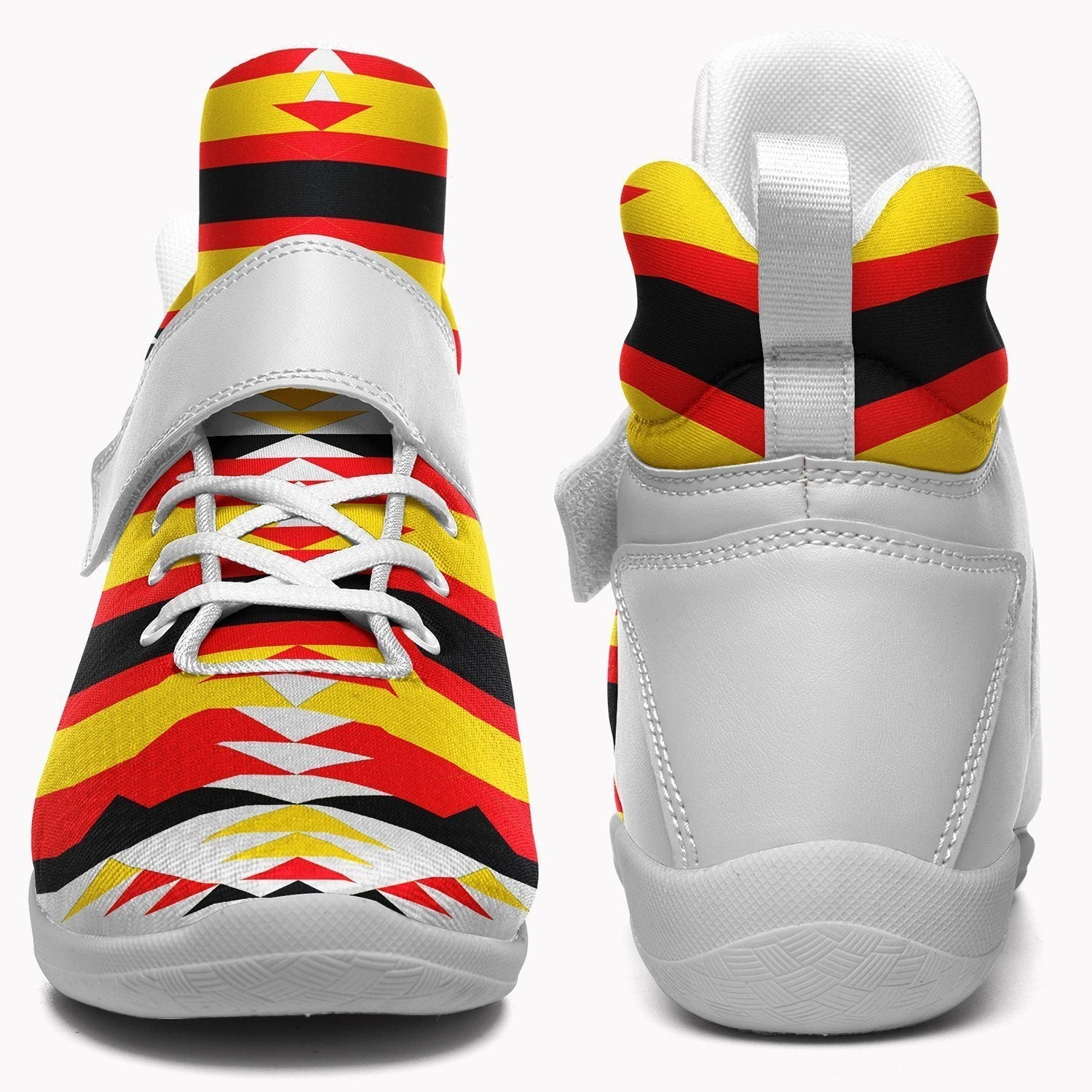 Basketball Shoes With Writing On Them Visions of Peace Directions Ipottaa Basketball / Sport High Top Shoes - White Sole