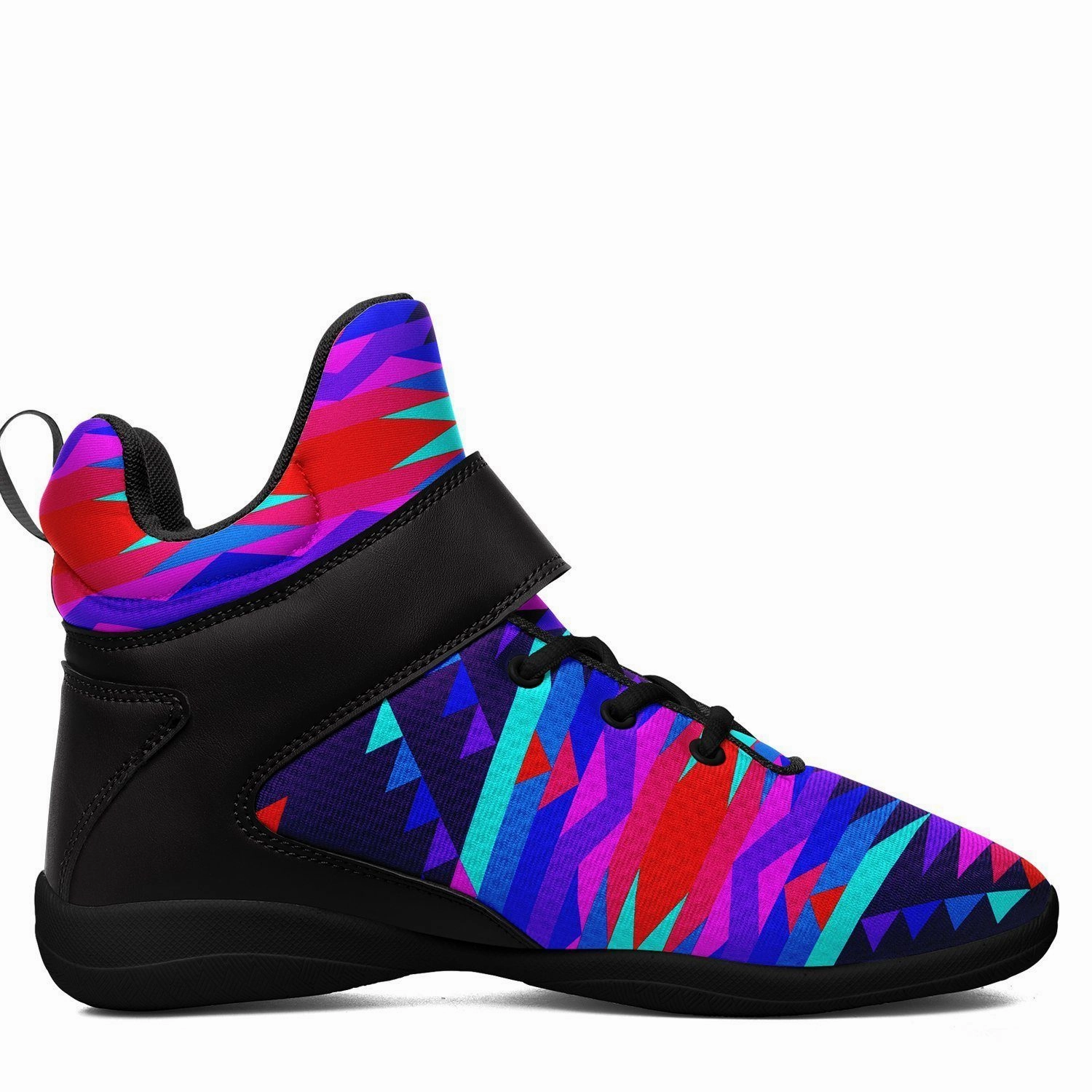 Visions of Peace Ipottaa Basketball / Sport High Top Shoes - Black Sole Own The Game Basketball Shoes