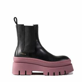 Vitello Black Fuchsia Chelsea Boots Chelsea Boots Oliver Cabell