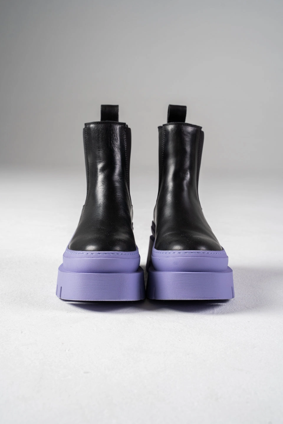Vitello Black Lilac Chelsea Boots Chelsea Boot Rain Boot